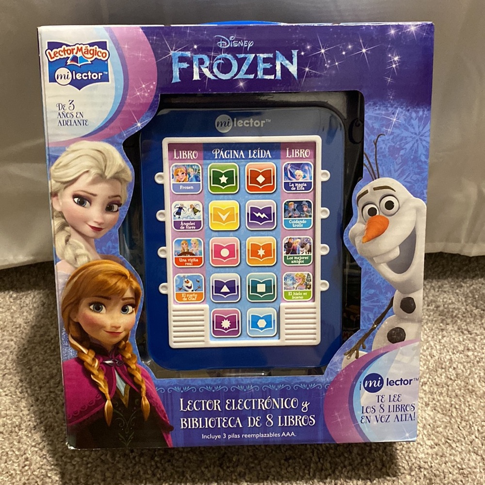 Lector Mágico mi lector: Disney's Frozen Lector Electrónico y Biblioteca de 8